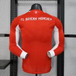 2025/2026 Bayern Munchen Home Long Sleeve - Image 2