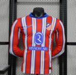 Atletico Madrid 2024/2025 Home Kit Long Sleeve