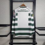 2001/2003 Retro Sporting Lisbon Home Jersey Long Sleeve - Image 2