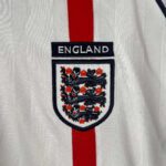 2002 Retro England Home Jersey Long Sleeve - Image 5