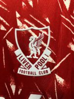 1989-1991 Retro Liverpool Home Jersey Long Sleeve - Image 4