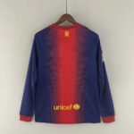 2012-2013 Retro Barcelona Home Jersey Long sleeve - Image 2