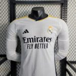 2023/2024 Real Madrid Home Kit Long Sleeve - Image 3
