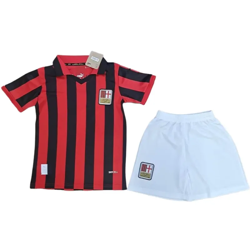 8fcb9714d4.webp Puma Kids AC Milan 125th Anniversary Jersey 2024-25 - Image 1