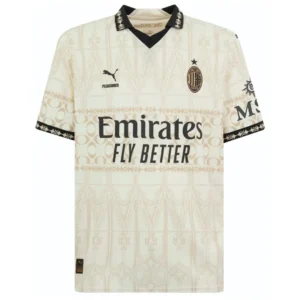 23-24 AC Milan x Pleasures Fourth Jersey Beige Shirt